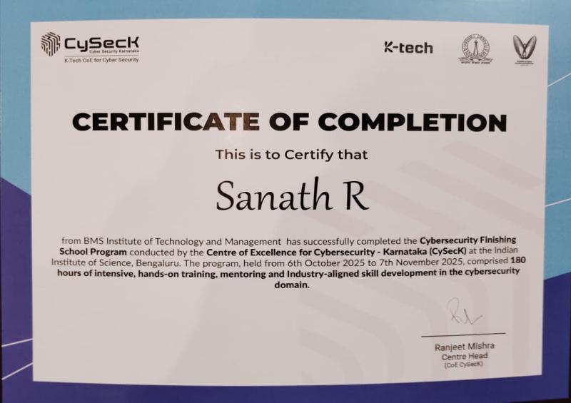 Cybersecurity Finishing School Program