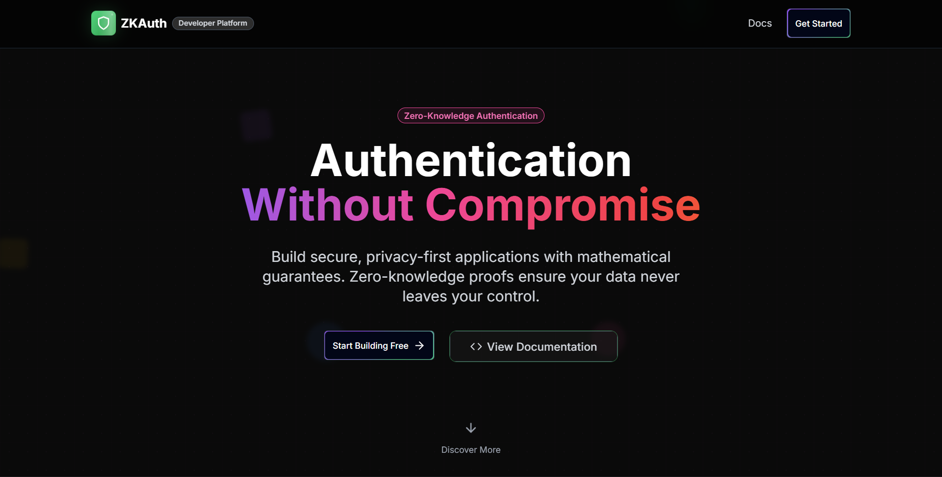 Zero-Knowledge Authentication (ZKAuth)